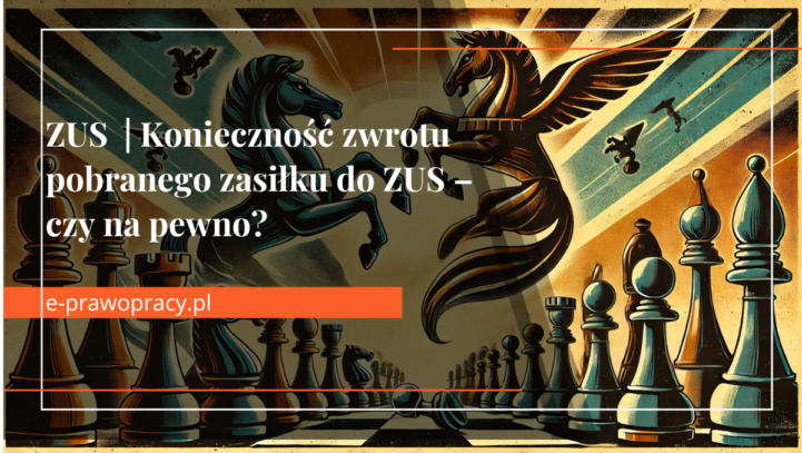 Konieczność zwrotu pobranego zasiłku do ZUS – czy na pewno?