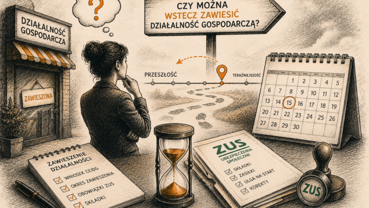 Czy&nbsp;można wstecz zawiesić działalność gospodarczą?