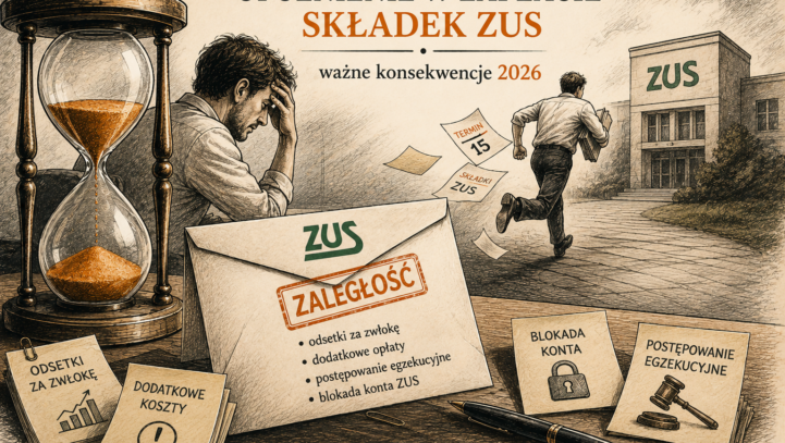Opóźnienie w&nbsp;zapłacie składek ZUS – ważne konsekwencje 2026