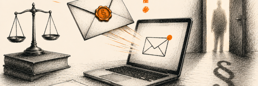 wypowiedzenie email porada prawna