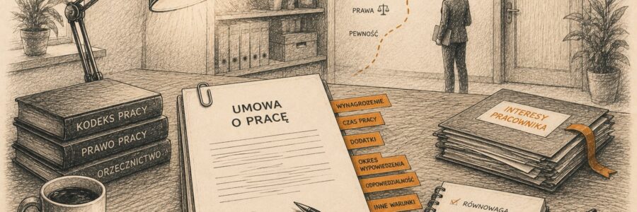 analiza umowy o pracę przez prawnika