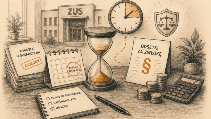 ZUS spóźnił się ze&nbsp;świadczeniem – kiedy należą się odsetki
