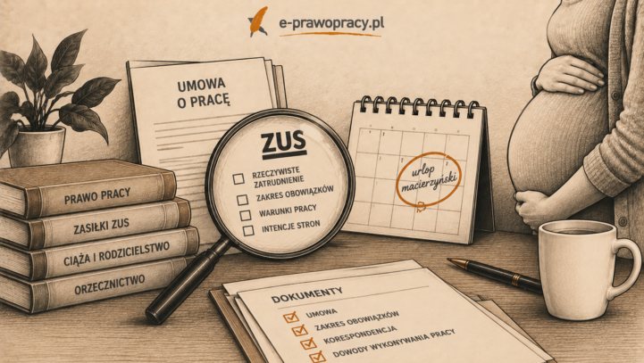 Pozorne zatrudnienie a&nbsp;ciąża – kiedy ZUS może zakwestionować umowę o&nbsp;pracę?